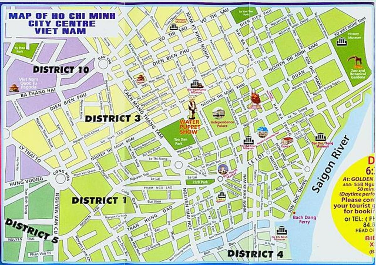 Mapa ho chi minh city centru