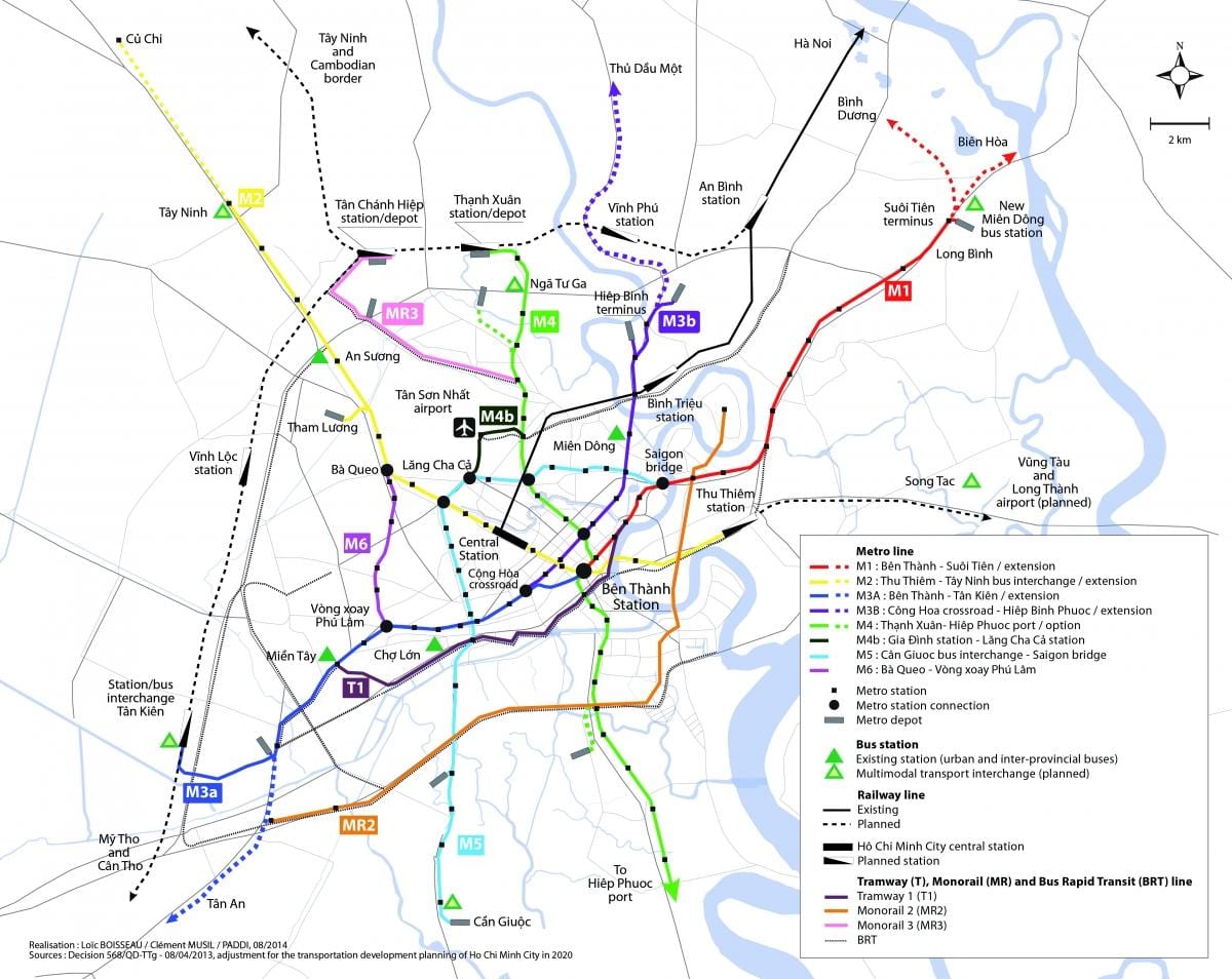 ho chi minh grad metro mapu