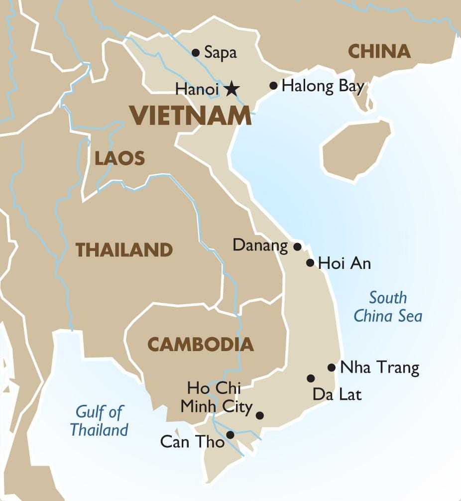 vijetnamu, ho chi minh mapu